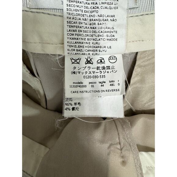 Max Mara Wool Trousers Tapered Leg Classic Quiet Luxury Italy, 10 - Picture 13 of 15